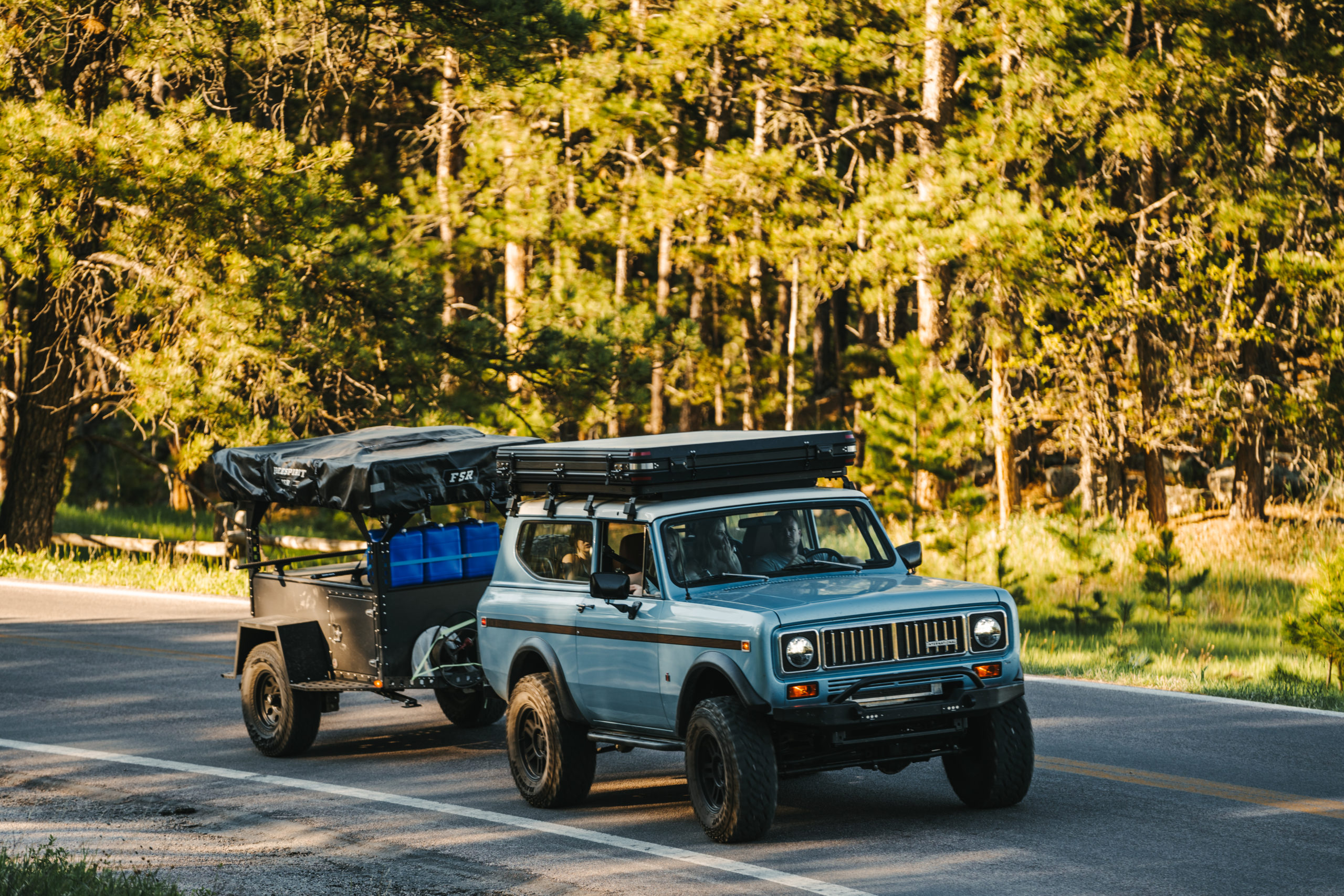 Scout II on highway