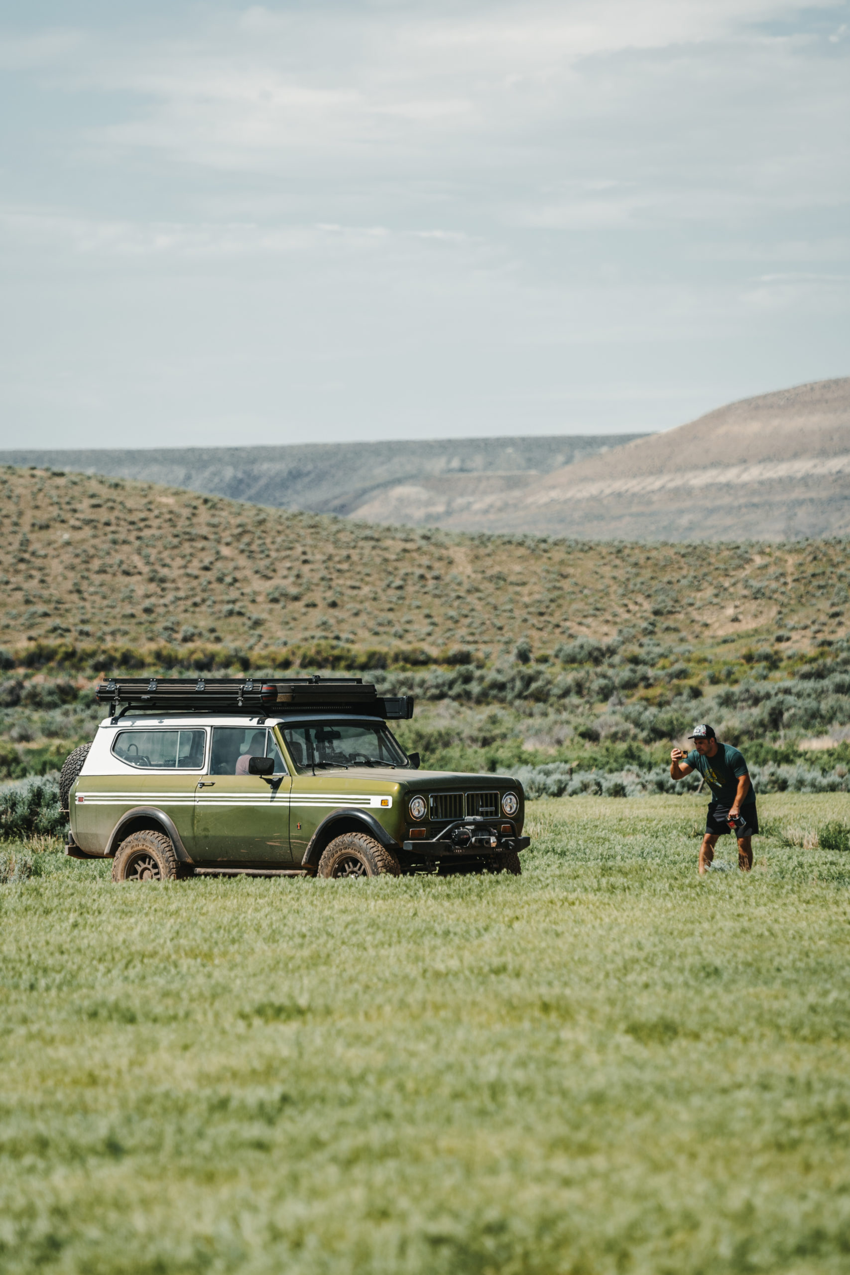 Manny taking photo of Scout II