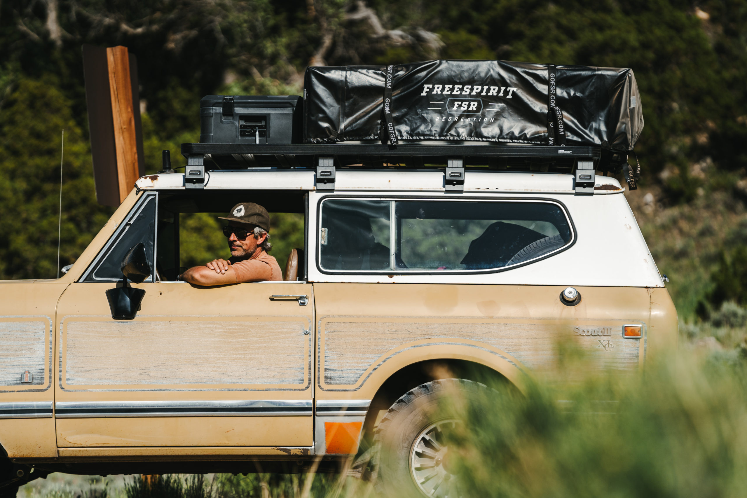 Sean sitting in Scout II