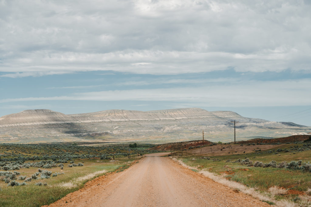Dirt road in Wyoming
