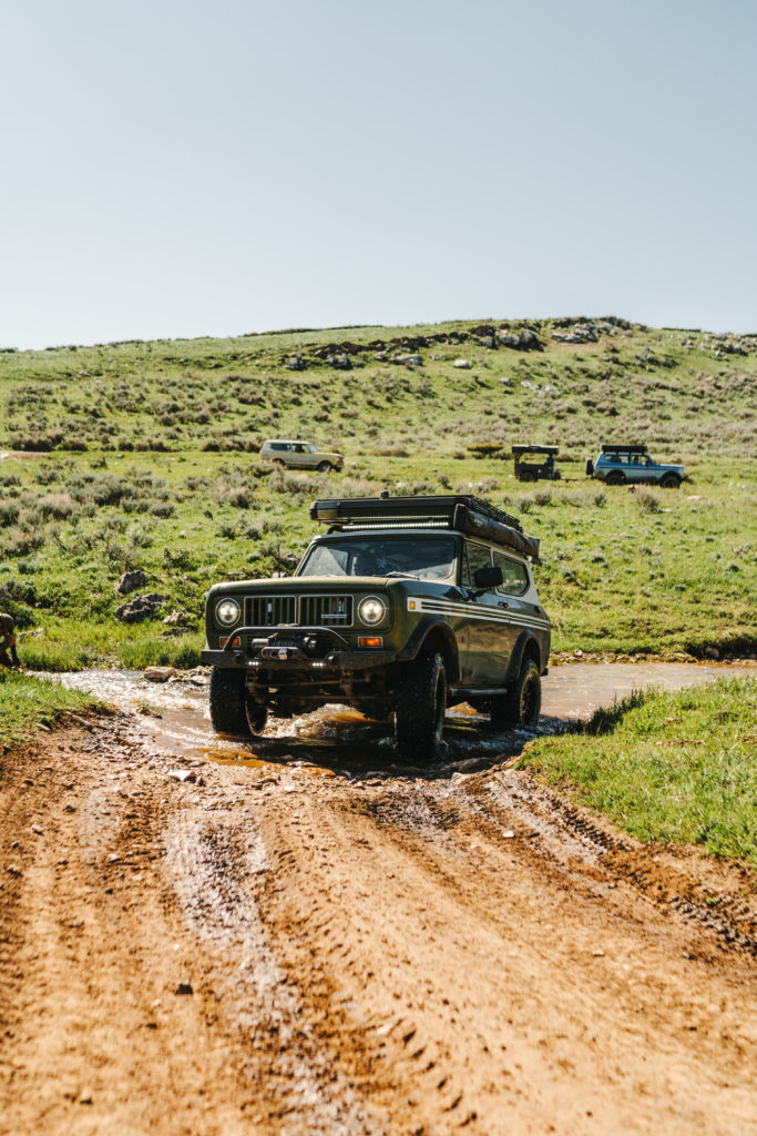 Scout II crossing creek