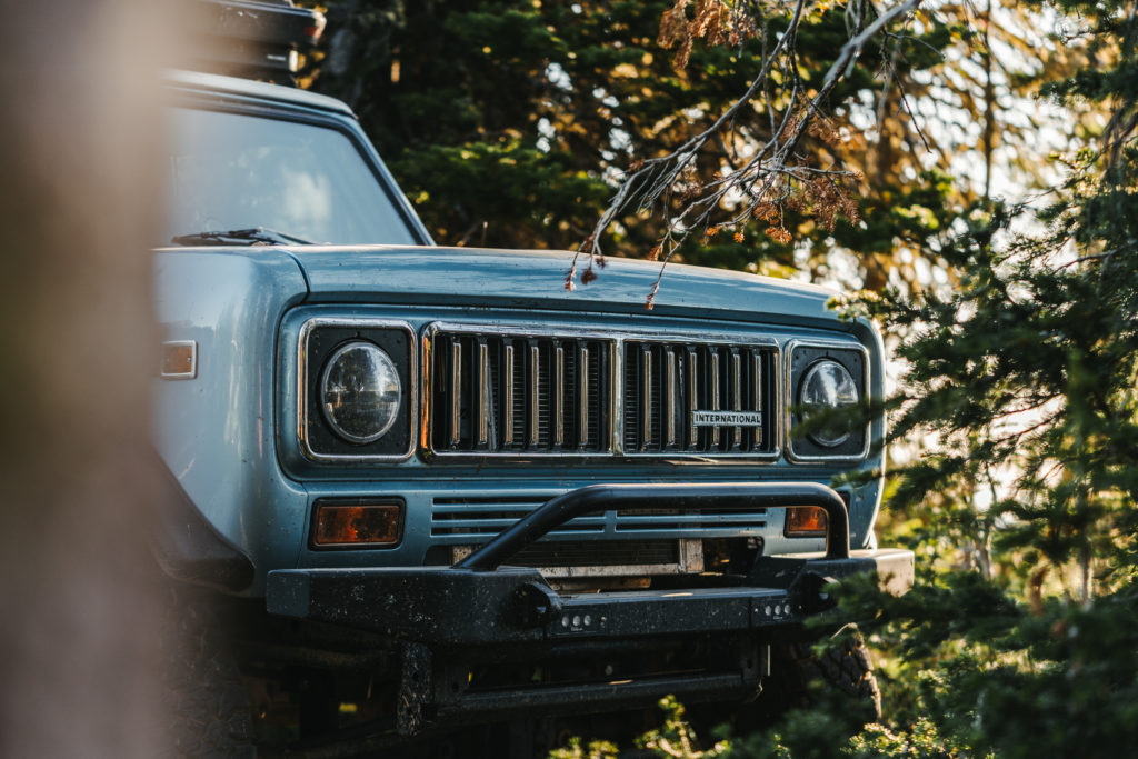 Scout II front grille