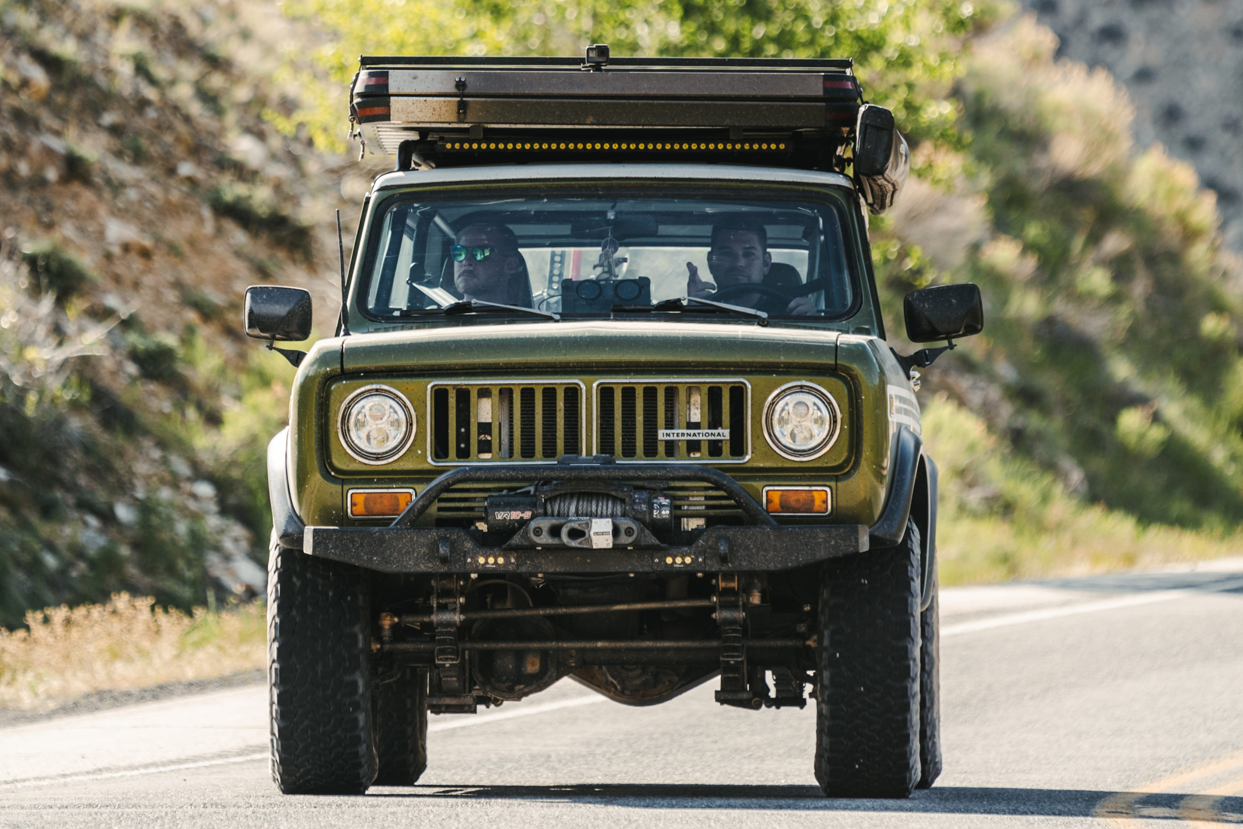 Scout II on highway