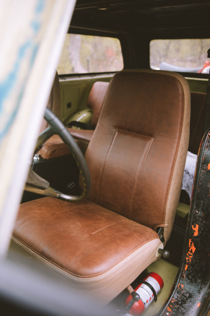 Super Scout II driver seat 