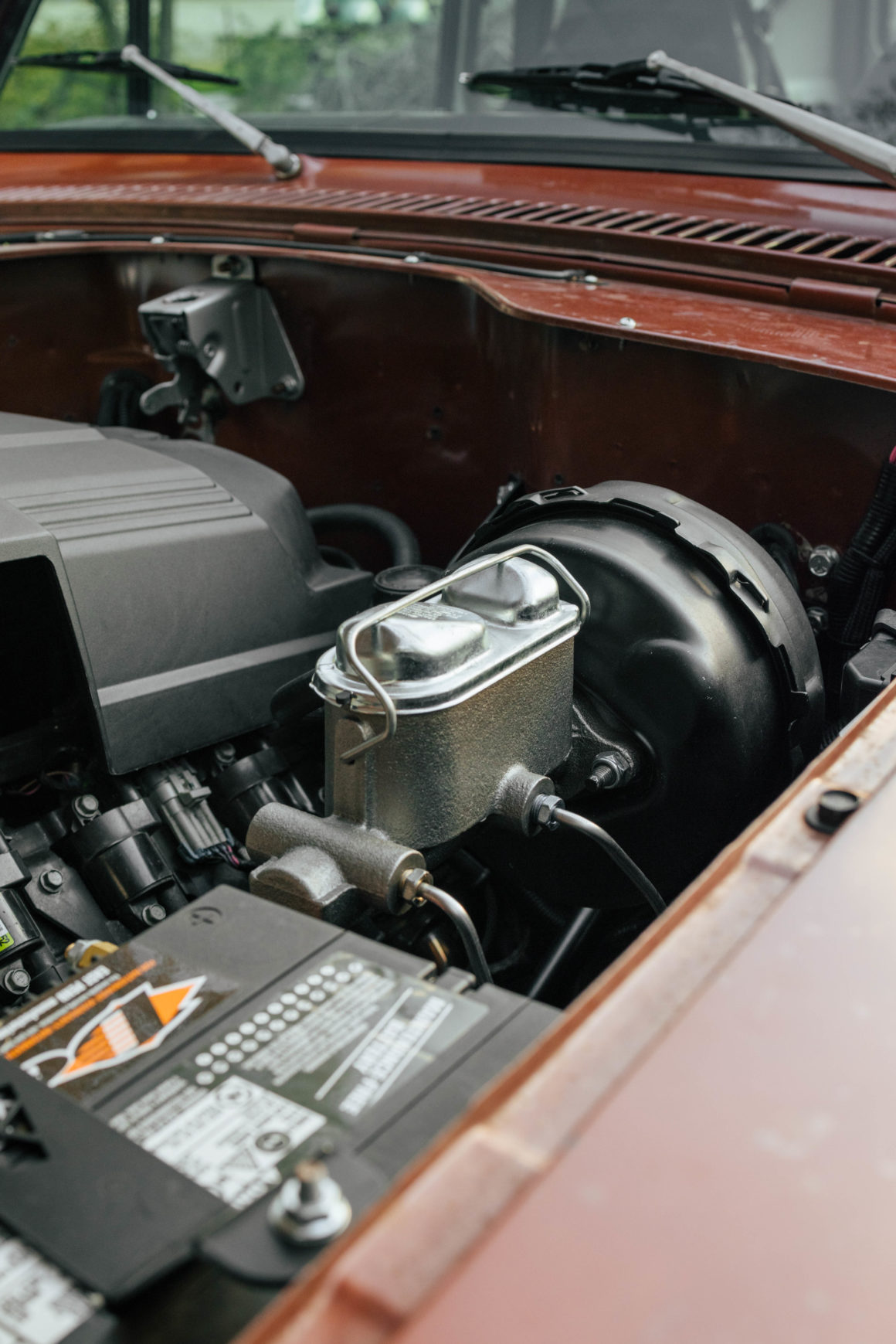 Scout II engine bay