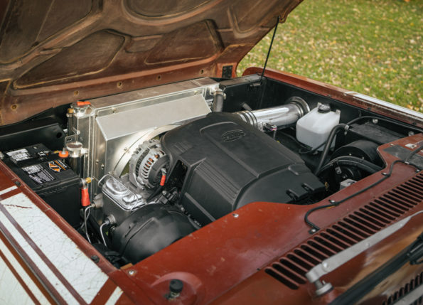 Scout II engine bay