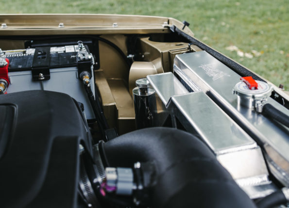 Scout 800 engine bay