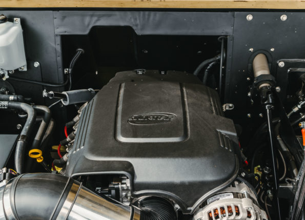 Scout 800 engine bay